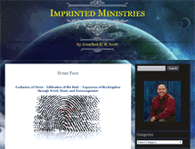 Tablet Screenshot of imprintedministries.com
